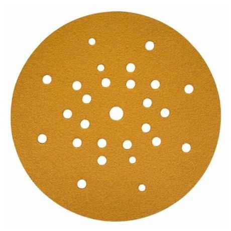 Абразив на бумажной основе, липучка Mirka Gold, диски 225 мм, 27 отверстий, P 40, 10 шт./уп