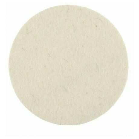 Фетровый полировальный диск Mirka 125, белый, 2 шт/уп