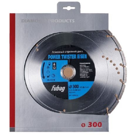 Алмазный диск Fubag Power Twister Eisen 300х2.3х25.4/30 82300-6