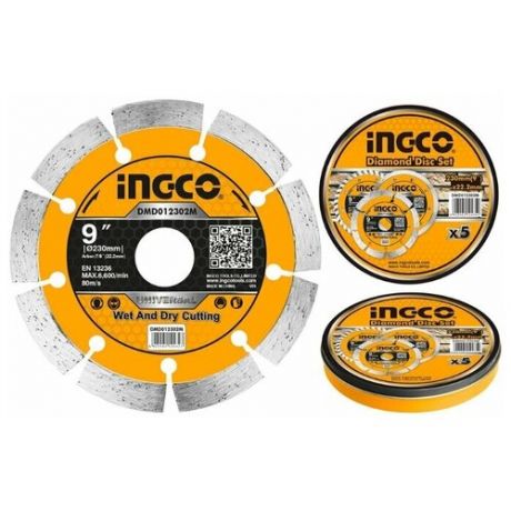 Ingco Диск алмазный сегментированный INGCO DMD012302M
