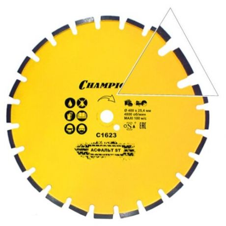Алмазный диск Champion 400х25.4мм Asphafigh (C1623)