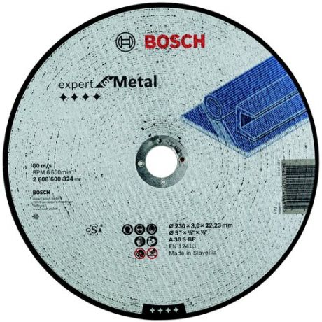 Диск отрезной BOSCH Expert for Metal 2608600324, 230 мм 1 шт.