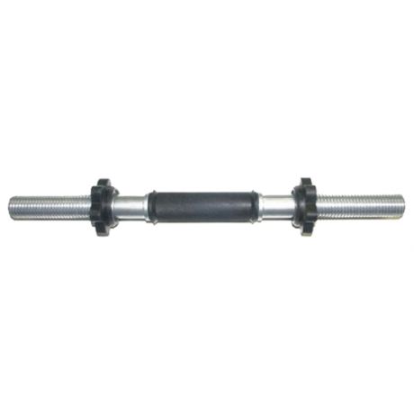 Гриф MB Barbell обрезиненная ручка, d 25 мм, 40 см (гайка)