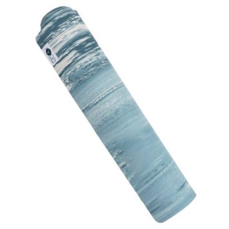 Коврик JOY Yoga Comfort, 183х61х0.4 см голубой мрамор рисунок