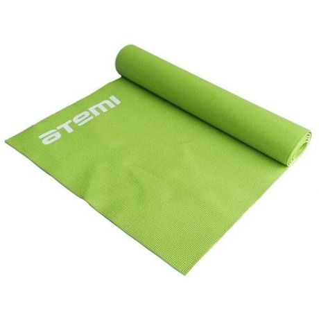 Коврик для йоги ATEMI AYM01GN, 179х61х0.4 см зеленый однотонный