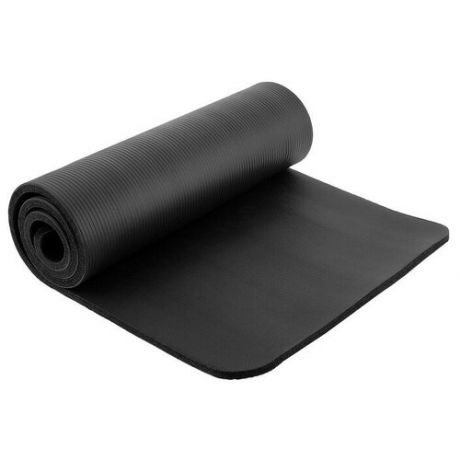 Коврик для йоги Sangh Yoga mat, 183х61х1 см черный однотонный