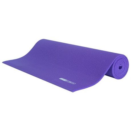 Коврик для йоги ECOS 006866, 173х61х0.6 см фиолетовый