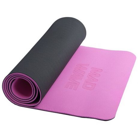 Аксессуары для фитнеса Yoga Mat TPE double layer, 183*61*0.6 cm, Pink