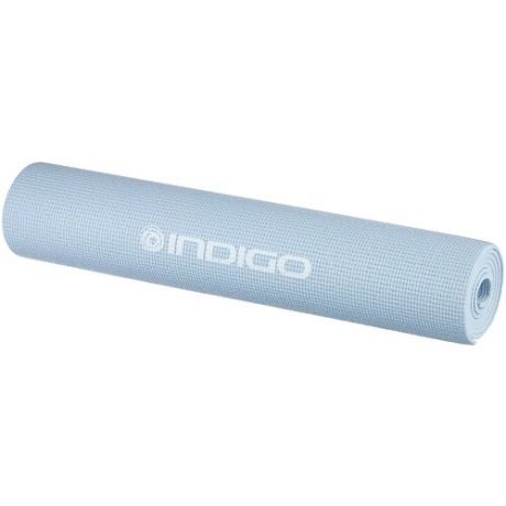 Коврик для йоги Indigo YG06, 173х61х0.6 см цикламен однотонный