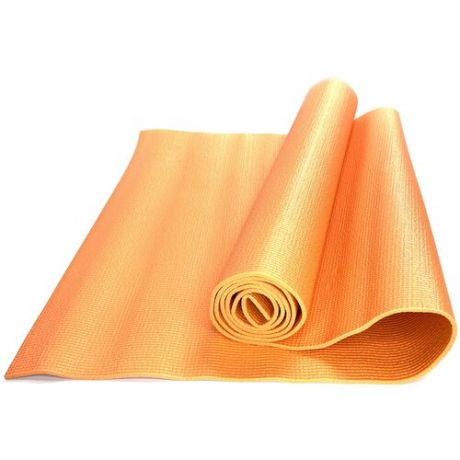Коврик для йоги и фитнеса ZTOA YM-01 PVC 0,4 см, 173х61 см, оранжевый