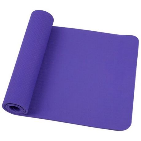 Коврик для йоги 183х80х0,8, фиолетовый