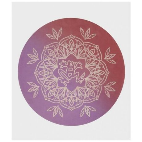 Коврик для йоги Manduka eKO ROUND Lily Pad Coral 150*0,3 см