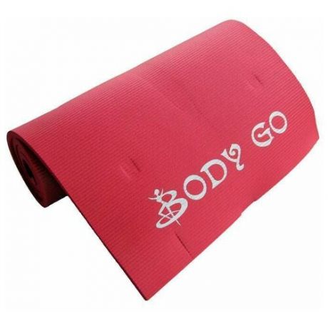 Коврик BodyGo GMR-18615R, 180х60х1.5 см красный