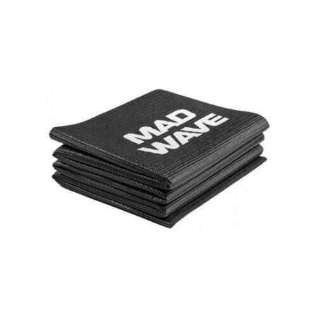 Аксессуары для фитнеса Yoga Mat PVC foldable, 173*61*0.6 cm, Black