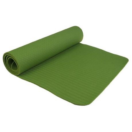 Коврик для йоги и фитнеса SANGH 183 х 61 х 0,6 см, зеленый 3551179