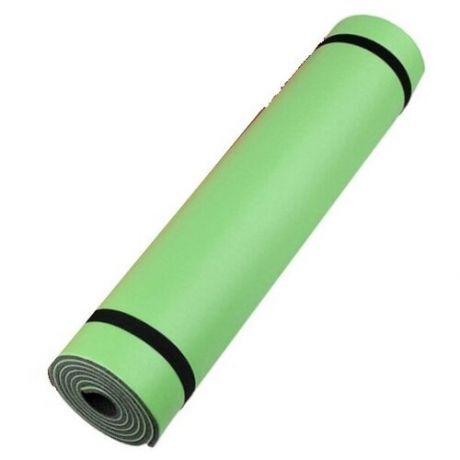 Зеленый коврик для йоги 180x60 (+/- 1%) x0,6см пенополиэтилен