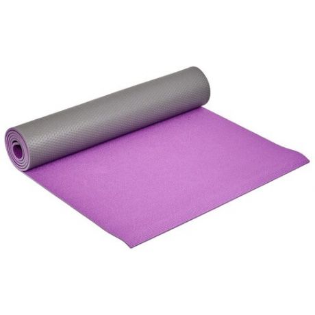 Коврик для йоги и фитнеса BRADEX SF 0688 для йоги и фитнеса, 183*61*0,6 см, двухслойный фиолетовый