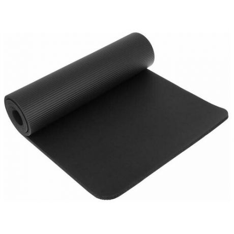 Коврик для йоги 183 x 61 x 1.5 см, цвет чёрный