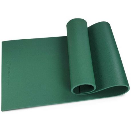 Коврик для йоги и фитнеса soft 12mm 180x60cm, темно- зеленый