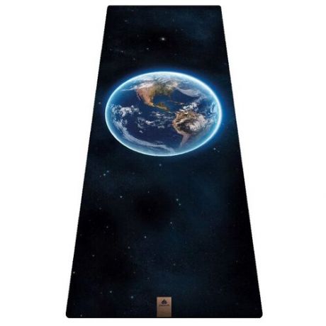 Yogamatic Коврик для йоги Планета из микрофибры и каучука (173 см / 1 мм)