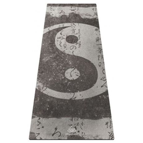 Yogamatic Коврик для йоги Инь Ян PRO из микрофибры и каучука, 200*68*0,3 см (200 см / 3 мм)