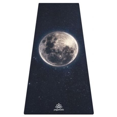 Yogamatic Коврик для йоги Moon из микрофибры и каучука (173 см / 1 мм)