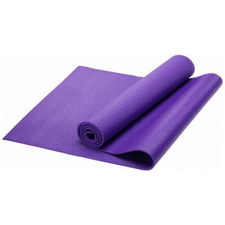 HKEM112-10-PURPLE Коврик для йоги, PVC, 173x61x1,0 см (фиолетовый)