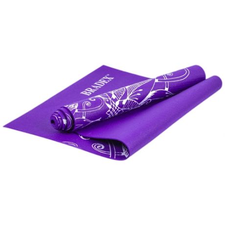 Коврик для йоги с рисунком Виолет 173х61 см Фиолетовый