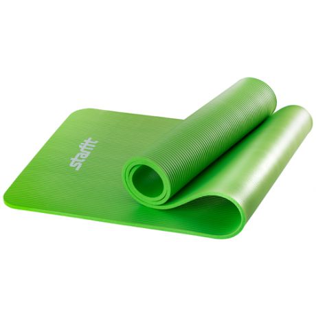 Коврик для йоги и фитнеса STARFIT FM-301 NBR 183x58x1,0 см, зеленый