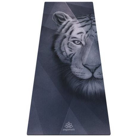 Хлопковый коврик для йоги и фитнеса Pro 200 см - Тигр / Арт Йогаматик