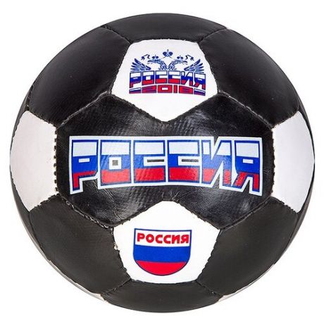 Футбольный мяч Россия Т88626 черный/белый 5