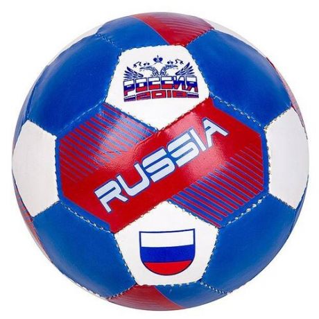 Футбольный мяч Russia Т88624 синий/красный 5