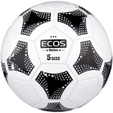 Футбольный мяч ECOS Motion белый/черный 5