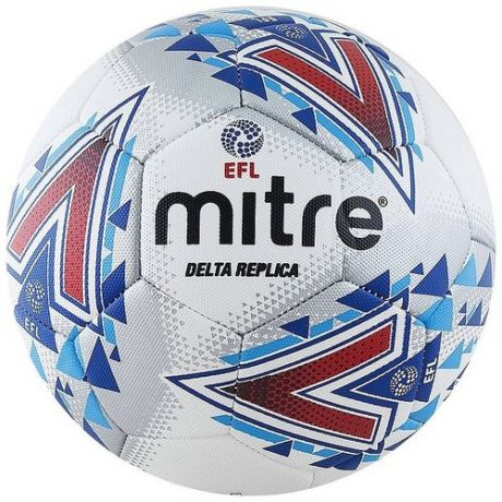 Футбольный мяч mitre Delta Replica EFL синий/белый/красный 5