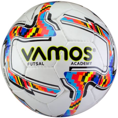 Мяч футбольный Vamos FUTSAL ACADEMY, 4 размер, белый,синий
