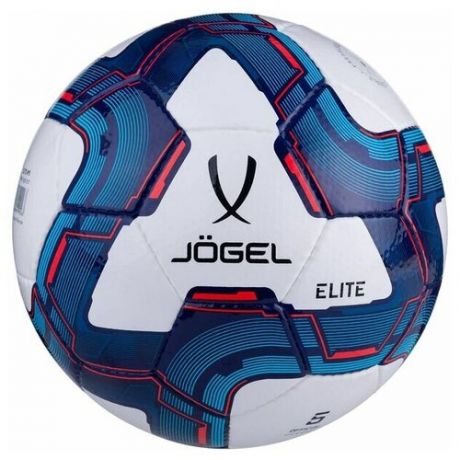 Футбольный мяч Jogel Elite белый/синий 5