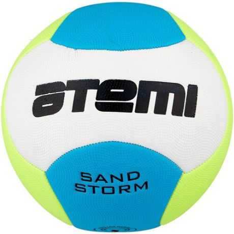 Футбольный мяч ATEMI SAND STORM 00-00002258 желтый/голубой/белый 5