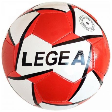 Мяч футбольный №5 E32149-3, 3-слоя PVC 1.6, 300 гр (красный)