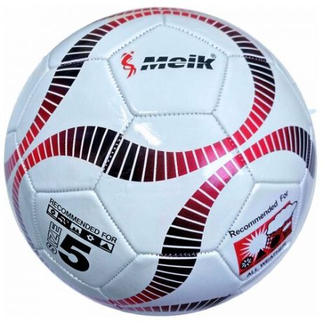 R18020 Мяч футбольный "Meik-2000" 3-слоя PVC 1.6, 300 гр, машинная сшивка