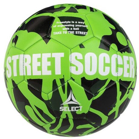 Футбольный мяч Select Street Soccer 813120 зеленый/черный 4