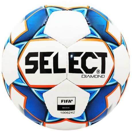 Футбольный мяч Select 810015 002 5 Белый/Сине-оранжевый