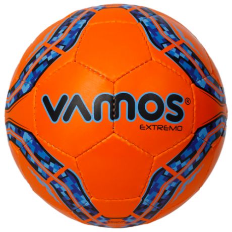 Мяч футбольный Vamos EXTREMO ,5 размер, оранжевый, синий