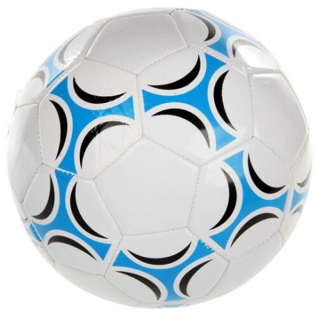 Футбольный мяч Veld Co 113324 белый/голубой