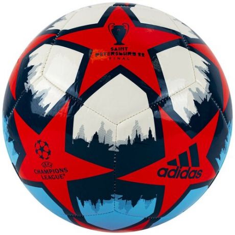 Футбольный мяч Adidas H57809 4 Красный/Бело-синий