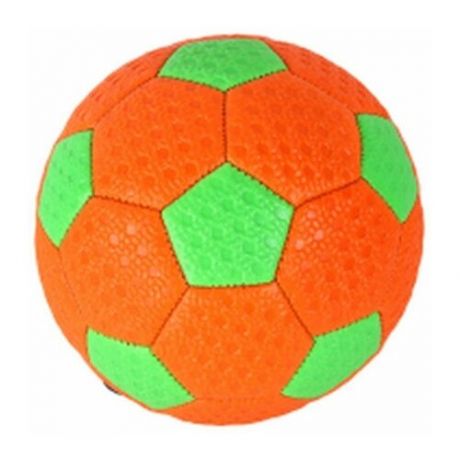 Мяч футбольный, размер 2 ,100г, ПВХ, диаметр 15 см, для детей, для активных игр на улице, оранжевый, JB4300046