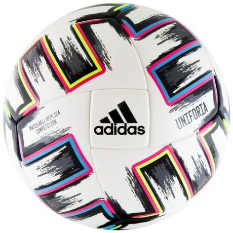 Футбольный мяч adidas Uniforia Competition белый/черный 4