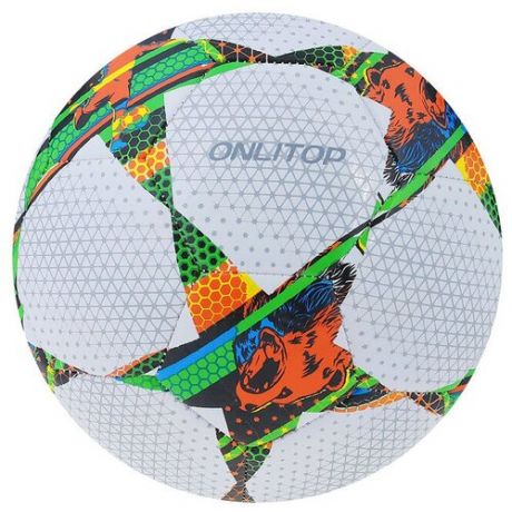 Мяч футбольный ONLITOP, размер 5, 32 панели, 2 подслоя, машинная сшивка, 260 г ONLITOP 2987221 .