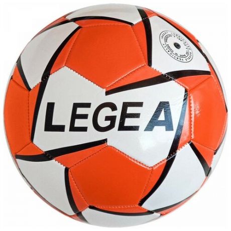 Мяч футбольный №5 E32149-4, 3-слоя PVC 1.6, 300 гр (оранжевый)