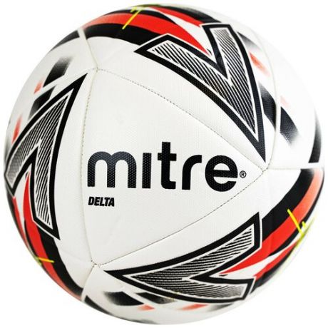 Мяч футбольный Mitre Delta One FIFA PRO арт. 5-B0091B49, р.5, FIFA PRO, 14 пан, ТПУ, маш.сш., бело-красно-черный