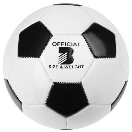 MINSA Мяч футбольный Minsa, 32 панели, PVC, машинная сшивка, размер 3